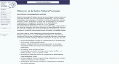Desktop Screenshot of bdp-politische.de